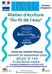 Illustration de « Atelier d'écriture "Au fil de l'eau" organisé par les Amis de la Médiathèque »